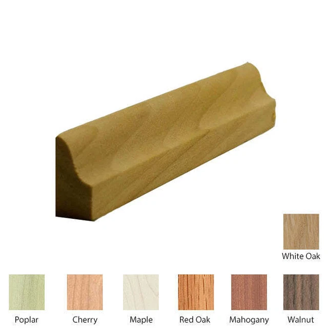 Baseboard Shoe EWBS15, 7/16" x 3/4"