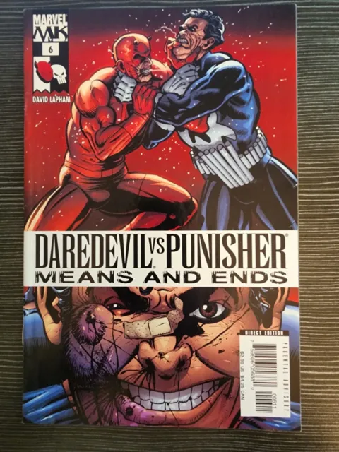Daredevil Vs Punisher #6 By Marvel Knights Written by David Lapham 2005 NM 9.4