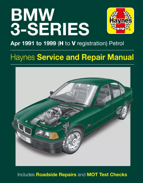 BMW 3-Series Petrol (Apr 91 - 99) Haynes Repair Manual (Paperback)