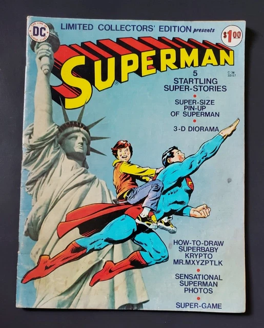 DC Limited Collectors' Edition SUPERMAN Oversize Vol. 4 No. C-38 (1975)
