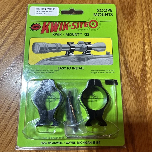 KWIKSITE KSNT22 1” All .22 Caliber Rifles / Grooved Receiver Scope