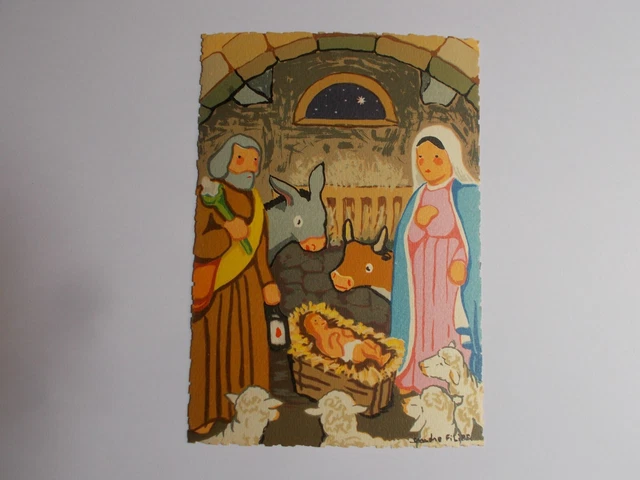 Cartolina Presepe Da Provenza - La Presepe Premier - Da André Filippi