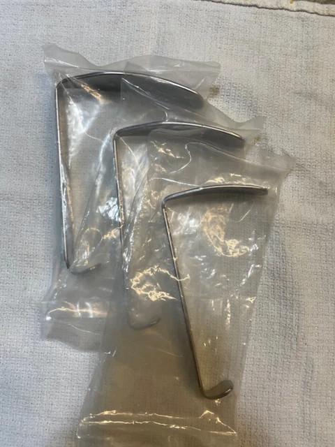 V Mueller MO144, MO143, MO142 Davis Crowe Mouth Gag Blade Set, 3 Units, Germany