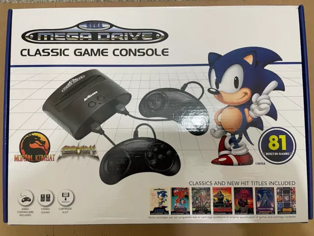 Sega Classic Collection 81 eingebaute Spiele verpackt komplett schneller Versand am nächsten Tag