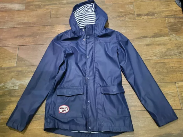 Regenjacke Mädchen / Damen wasserdicht, atmungsaktiv  Gr. 164 Blau