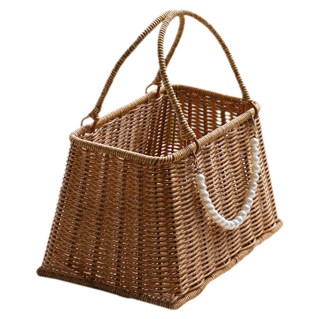 Sac à main tissé, fourre-tout, sac de plage d'été, Costume Hanfu, sac à main