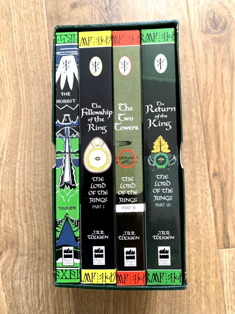 JRR TOLKIEN THE Hobbit and Lord of the Rings Boxed Set (Soft Cover) £16 ...