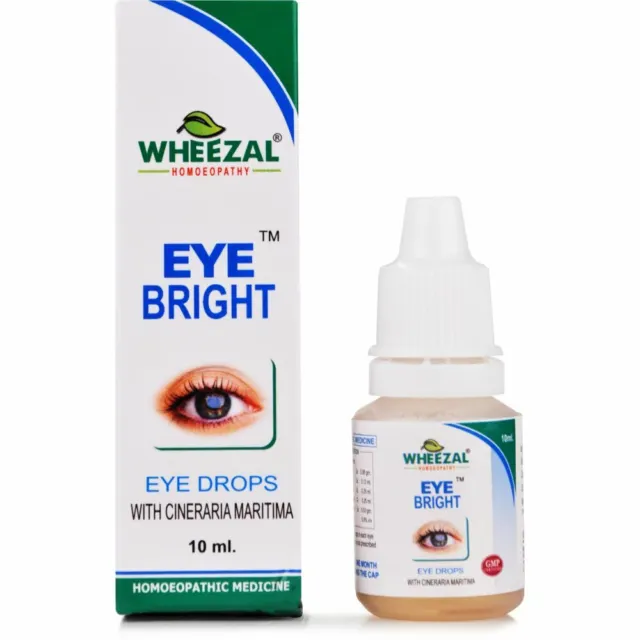 Wheezal Yeux Brillant Eye Gouttes (10ml) Pour Éprouve, Aqueuse Yeux, Irritation