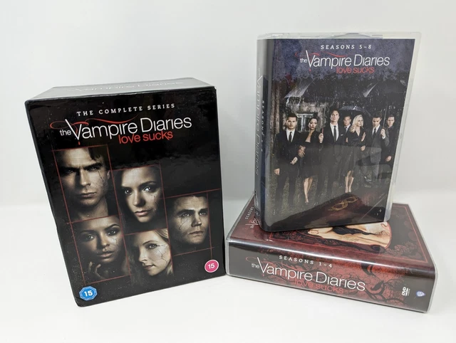 THE VAMPIRE DIARIES: The Complete Series 1-8 DVD Box Set £29.95 - The Vampire Diaries Dvd Box Set 1 8