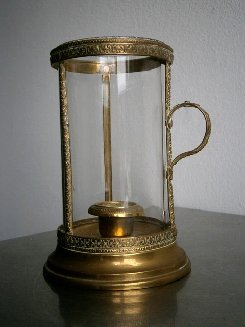 ANCIEN CHANDELIER 3 bougies avec ange bronze ou cuivre vintage. EUR 12,00 - FR