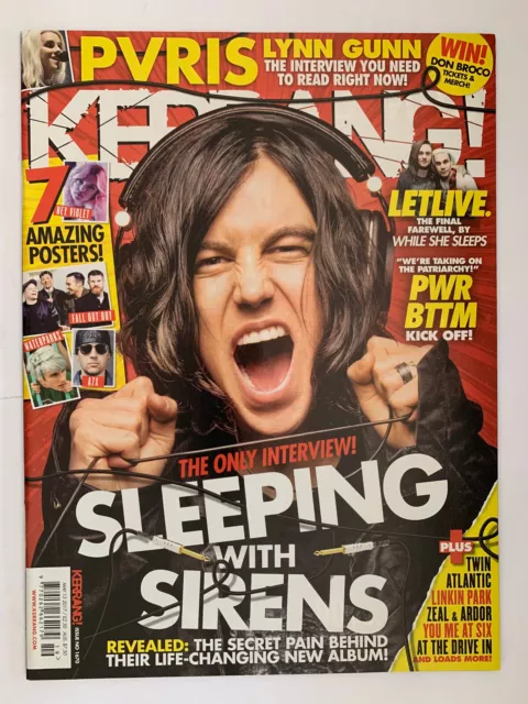 Kerrang Magazine Issue 1670 Sleeping With Sirens PVRIS letlive. While She Sleeps