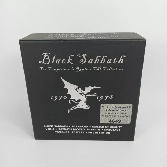 Black Sabbath The Complete 70s Replica CD Collection Box Set LTD ED 4649