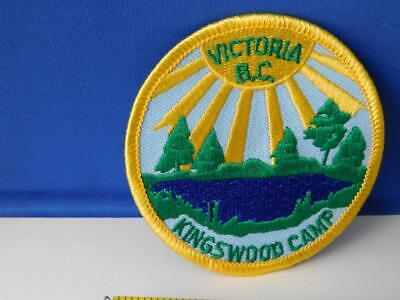Girl Guides Canada Patch Victoria Bc Kingswood Camp Badge Collector