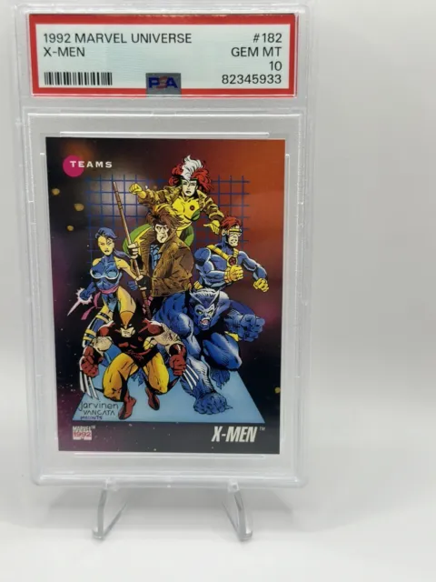 1992 Marvel Universe Series 3 X-Men Teams #182 PSA 10