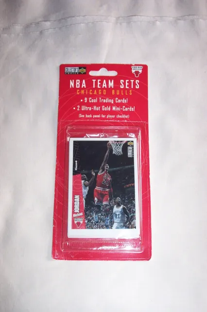 NBA : Chicago Bulls 1997 11 Card Upper Deck Team Set - Sealed - Michael Jordan