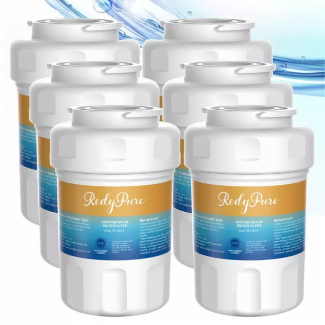 6 Pack Water Filter for GE SmartWater MWF MWFA 469991 469996 469905 Refrigerator