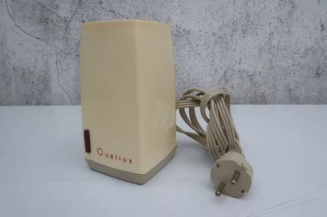 Antiguo Molinillo Eléctrico de Café Quellux, sin Tapa