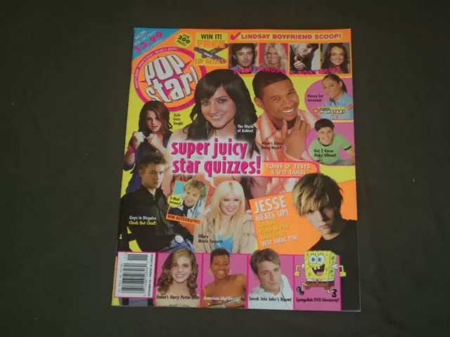 2004 November Pop Star Magazine - Ashlee Simpson & Usher Cover - B 1119