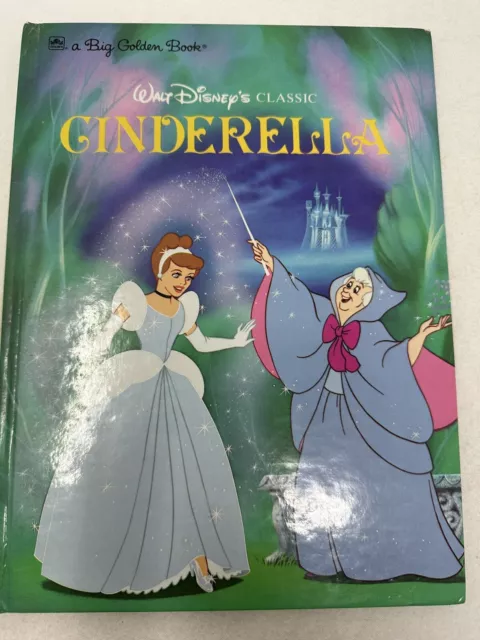 A Big Golden Book Walt Disney’s Classic Cinderella Hardcover Book 1986