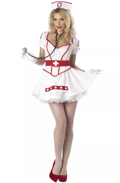 Brand New Sexy Women Nurse Heart Breaker Doctor Adult Costume