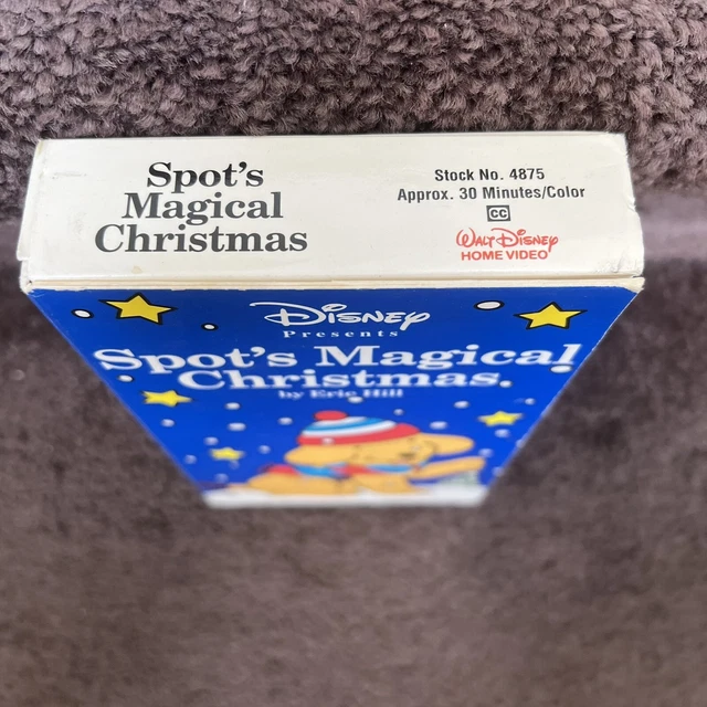 Long Rollo Films SPOT'S MAGICAL CHRISTMAS VHS Video Tape Dog DISNEY Eric Hill King Rollo ...