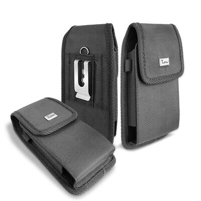 For Samsung Galaxy S22/ S22+/ S22 Ultra Heavy Duty Nylon Clip Pouch Holster Case