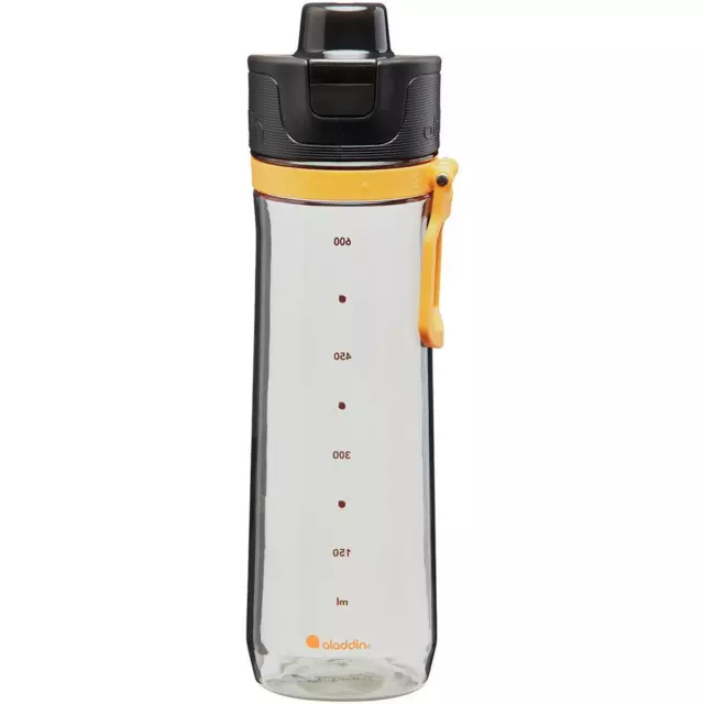 aladdin Sports Tracker Trinkflasche 0,8L Grau auslaufsicher spülmaschinenfest