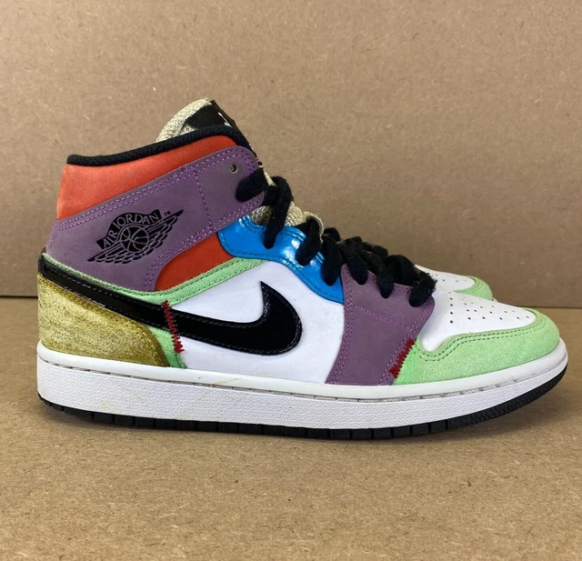 womens air jordan 1 mid se light bulb
