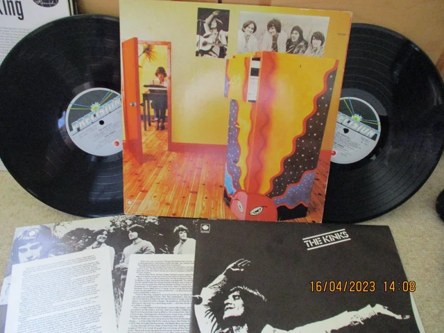 THE KINKS "File Series" Double LP  c/w Pic Inner Sleeves - Precision FILD 001