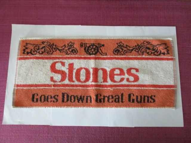 Stones Goes Down Great Guns Bar Towel