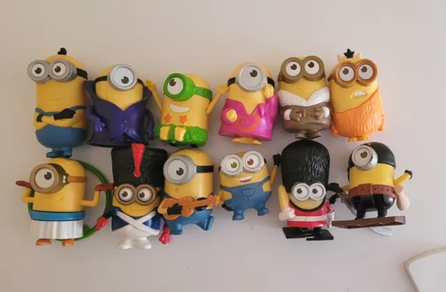 *Lot of 12*  Minions 2015 McDonalds Happy Meal Toys Australia Despicable Me Toys