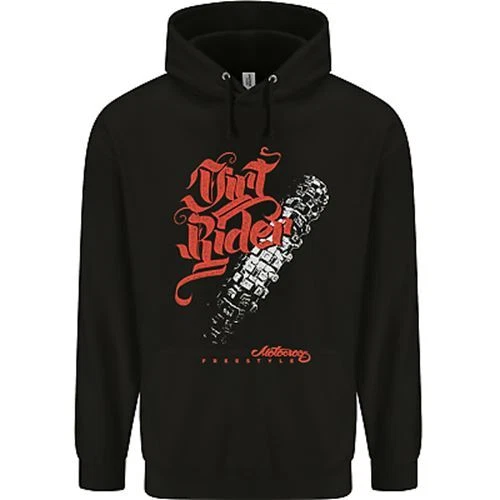 Dirt Rider Motocross MotoX Bike Motosports Childrens Kids Hoodie