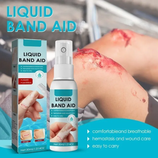 Skin Liquid Bandage Spray Waterproof Liquid Band-Aid Spray Wound Repair Spray UK