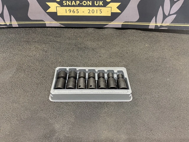 SNAP ON IMPACT Socket Set 7 Piece Metric Shallow Swivel 207IPFM £199.95 ...