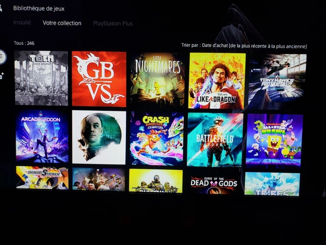 Compte PlayStation PSN 264 jeux + PS+  jusqu'en Mai 2023
