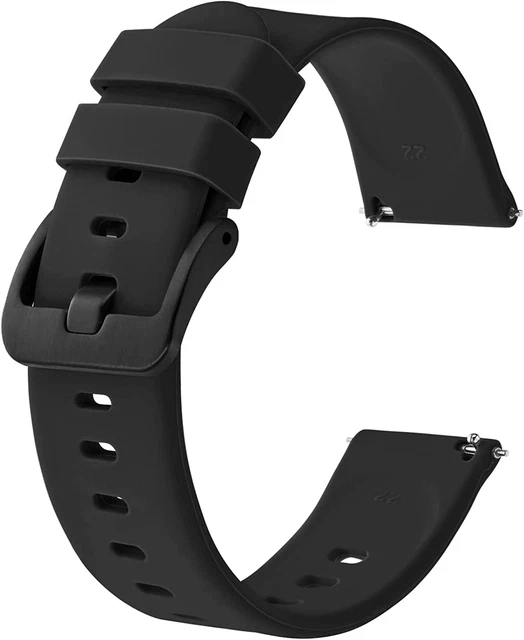 Cinturino per Orologi in Silicone, Leggeri Cinturini Con Sgancio Rapido, 16Mm 17
