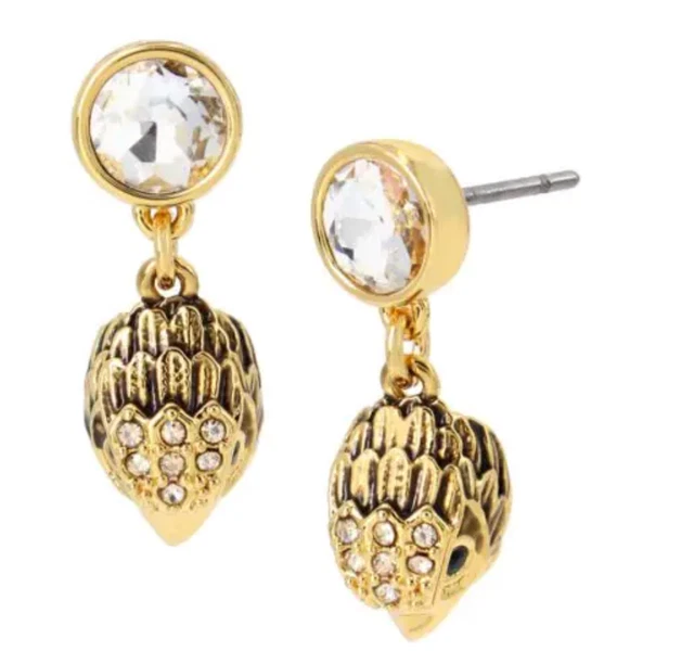 NWT Kurt Geiger London Gold Eagle Drop Earrings