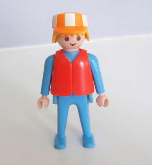 Playmobil Vintage 3780 - Camion Poubelle Avec Éboueurs Et Poubelles - 1988
