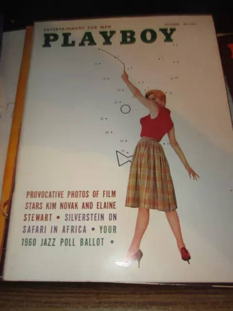 Playboy Magazine OCTOBER 1959  VG Condition W/ CENTERFOLD