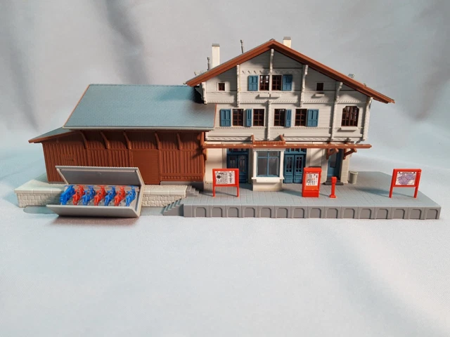 Maquette De Gare De Montagne Kibri - Échelle HO - Occasion - Fabriquée En France