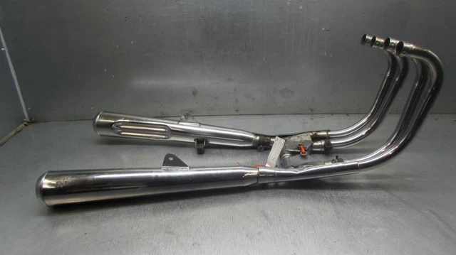 Exhaust System - 4-1 - Megaphone Muffler - Stainless - KZ1100B