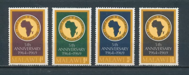 Malawi    118-21 MNH, African Development Bank, 1969