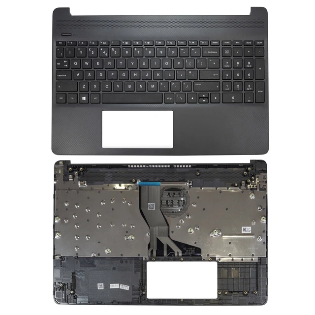 KOMPATIBEL FÜR HP 15S-EQ1053UR Laptop schwarz Handauflage Gehäuse Hülle ...
