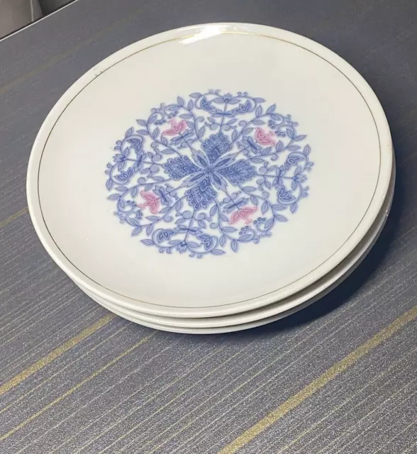 Vajilla japonesa vintage de porcelana cerámica, 3 platos de mesa para...