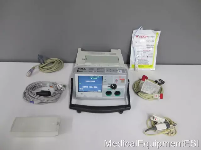 ZOLL E Series Biphasic 12 Lead ECG SpO2 Co2 Analyze Pacing