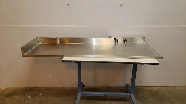 6' Stainless Steel Sink Top w/ Fixtures & Backsplash