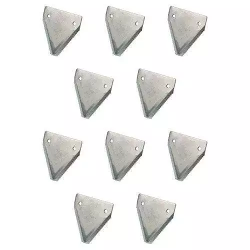 Sickle Section - Under Serrated Chrome 10 Pack fits New Holland 909 1100 907