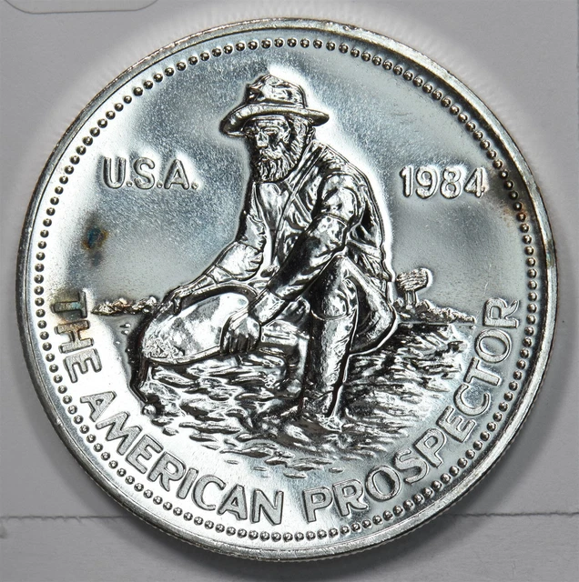 Silver Art Round 1984 Engelhard 1oz silver BU 0986 *SFCOIN