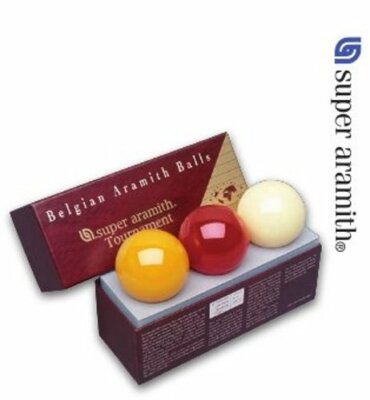 Aramith Carambolage Billard Balle à Jouer 61,5 Aramith Rouge Foncé 