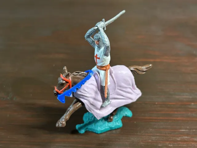 Timpo 1st Series Mounted Crusader/ Knight of St John - Middle Ages - Toy Soldier